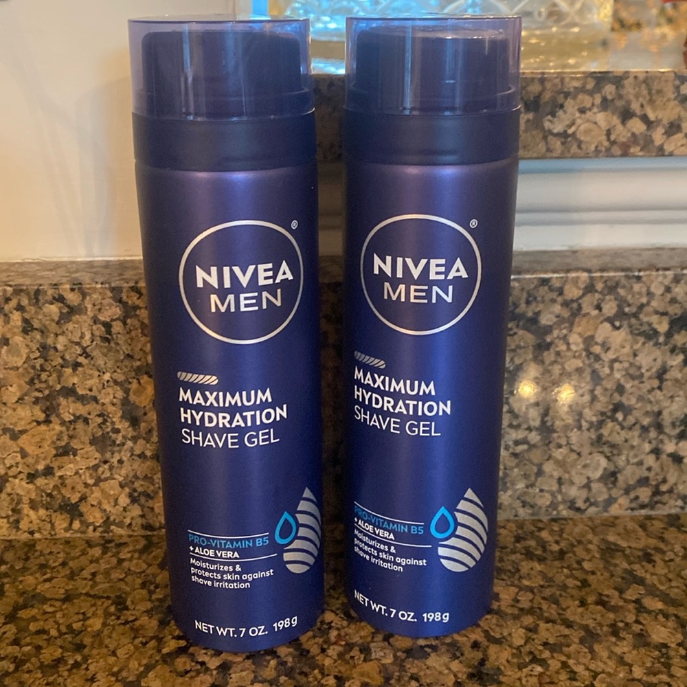 Nivea Men Maximum Hydration Shave Gel Bundle NWT